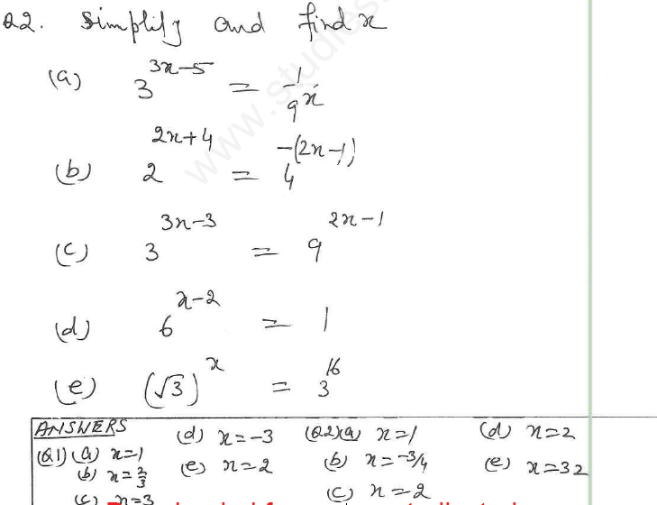 case study questions on exponents and powers for class 8